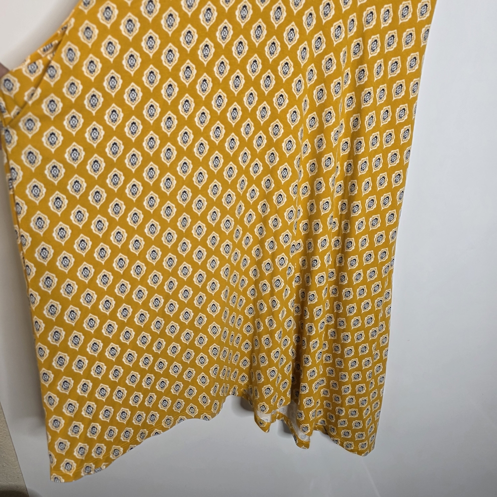 Anthropologie Maeve Palais Swing dress in Yellow/gold Soft and stretchy Size XS - Picture 15 of 16